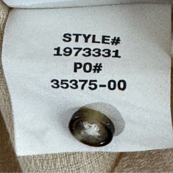 prAna Smocked Organic Cotton Tank Top | Natural | Size Small - Picture 7 of 7